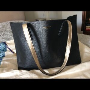 Tory Burch Phoebe mini metallic tote